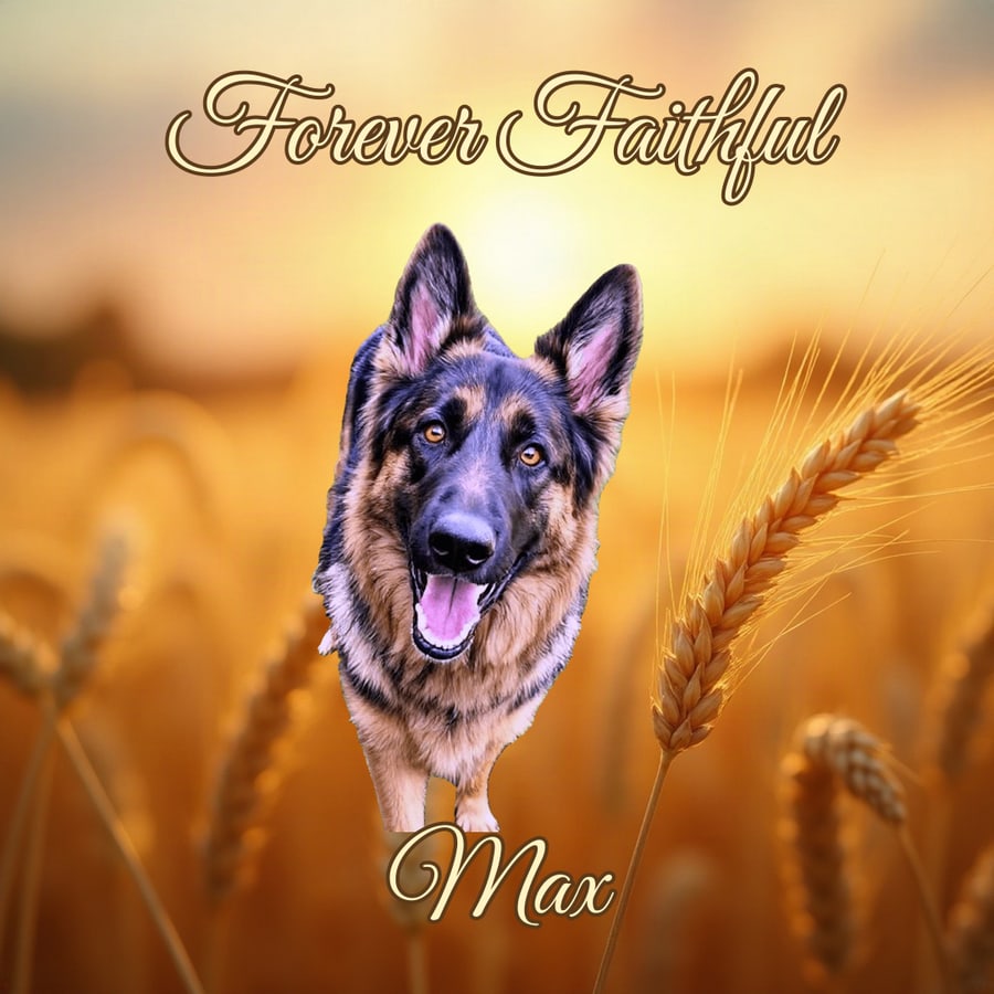 Sunset Field pet shirt design — custom with your pet's photo